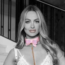 Ouch! International Collier-Laisse Paris Rose